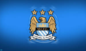 Simple Blue Manchester City Fc Desktop Wallpaper