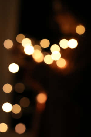 Simple Bokeh Lights Portrait Wallpaper