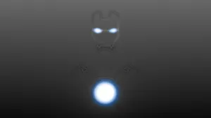 Simple Gray Cool Iron Man Wallpaper