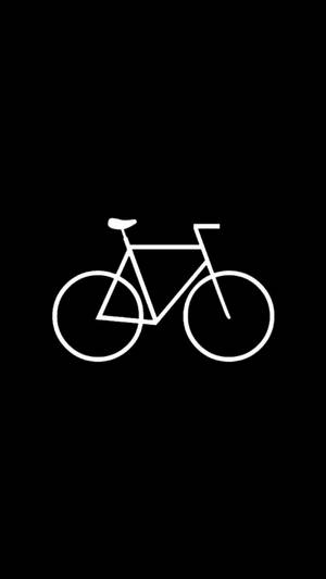 Simple Hd Bike In Black Wallpaper