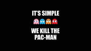 Simple Hd Pac-man Wallpaper