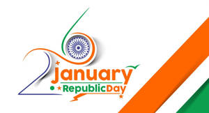Simple India Republic Day 26 January Poster Design Wallpaper
