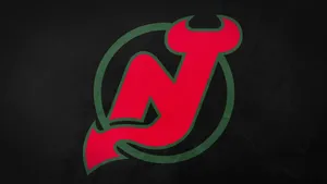 Simple New Jersey Devils Logo Design Wallpaper