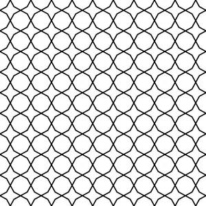 Simple White Aesthetic Geometric Pattern Wallpaper