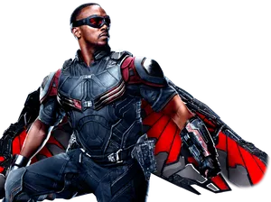 Simple White Falcon Marvel Superhero Wallpaper