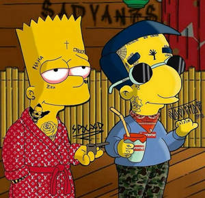 Simpsons Bart And Milhouse