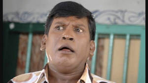 Singer Vadivelu Looking Annoyed Wallpaper