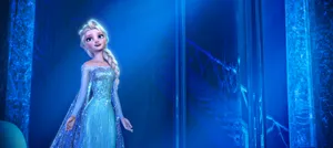 Singing Elsa In Frozen Movie Wallpaper