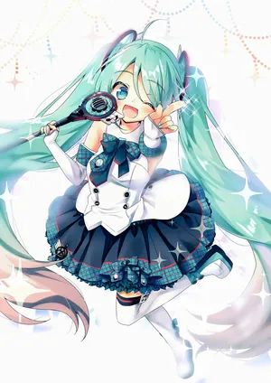Singing Hatsune Miku Wallpaper
