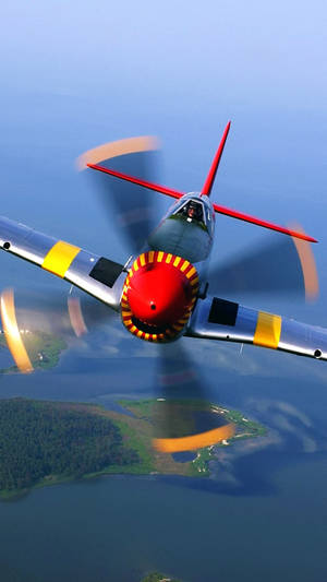 Single Seat Fighter Airplane Iphone Wallpaper