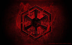 Sith Logo In Grunge Wallpaper