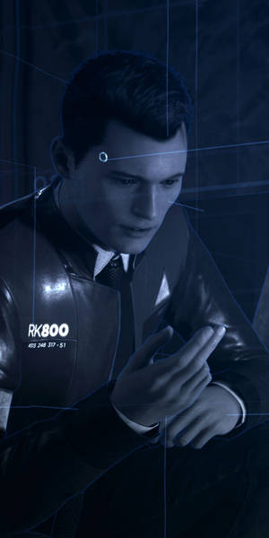 Sitting Connor Detroit: Become Human Wallpaper