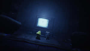 Six And Mono Watching Tv In Little Nightmares 4k Wallpaper