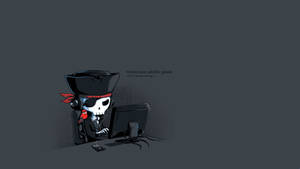 Skeleton Pirate Hacker Full Hd Wallpaper