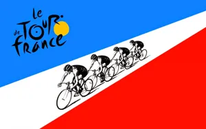 Sketched Photo Of Tour De France Wallpaper