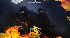 Skilled Players In A Fierce Match Of Counter Strike Global Offensive Wallpaper