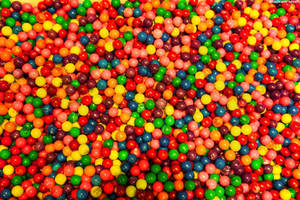 Skittles Candy Background Wallpaper