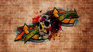 Skull Art 5k Desktop Wallpaper