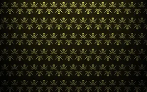 Skull Pirate Logo Pattern Wallpaper