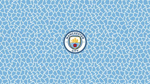 Sky Blue Manchester City Logo Wallpaper