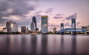 Skyline With Wells Fargo Building Wallpaper