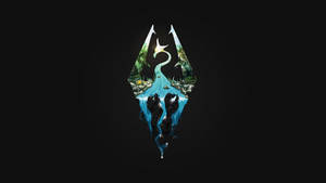 Skyrim Logo The Elder Scrolls Wallpaper