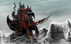 Skyrim Ultra Hd Red Dragon Armor Wallpaper