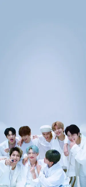 Skz Group Laughterand Fun Wallpaper