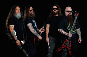 Slayer Metal Band In Black Wallpaper