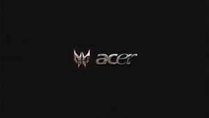 Sleek Black Acer Predator Gaming Laptop Wallpaper