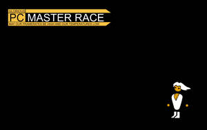 Sleek Pc Master Race Logo In High Definition Wallpaper