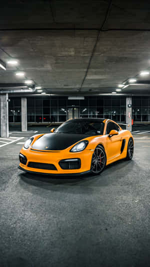 Sleek Porsche Sports Car On A Stunning Iphone Wallpaper. Wallpaper