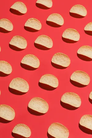 Sleek Red And Black Smartphone Wallpaper