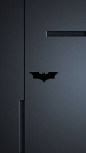 Sleek Viridian Batman Logo Iphone Wallpaper Wallpaper