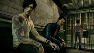Sleeping Dogs Inside The Prison Wallpaper