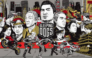 Sleeping Dogs Panoramic Cover Wallpaper