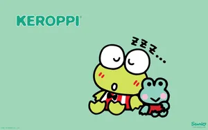 Sleeping Keroppi And Chippi Wallpaper