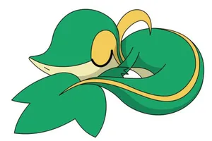 Sleeping Snivy Wallpaper