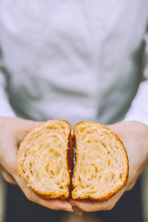 Sliced Bread Pastry Wallpaper