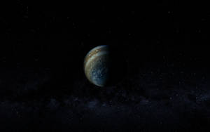 Sliver Of Planet Jupiter Wallpaper