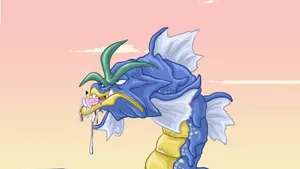 Sloppy Gyarados Fanart Wallpaper