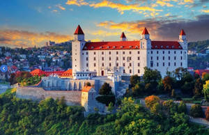 Slovakia's Bratislava Castle Wallpaper