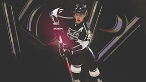 Slovenian Athlete Anze Kopitar Los Angeles Kings Illustration Wallpaper