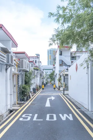 Slow Street Sign Wallpaper