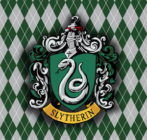 Slytherin Logo Diamond Tiles Wallpaper