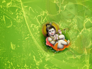 Small Laddu Gopal Wallpaper