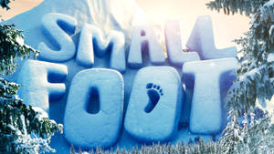 Smallfoot Snow Carving On Mountain Wallpaper