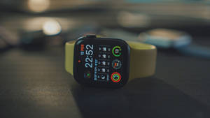 Smartwatch With Lemon Wristband Wallpaper