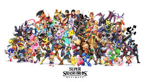 Smash Bros Ultimate Game Characters Wallpaper