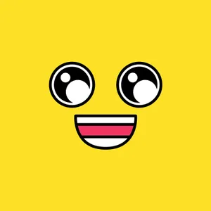 Smile Emoji Big Eyes Yellow Wallpaper